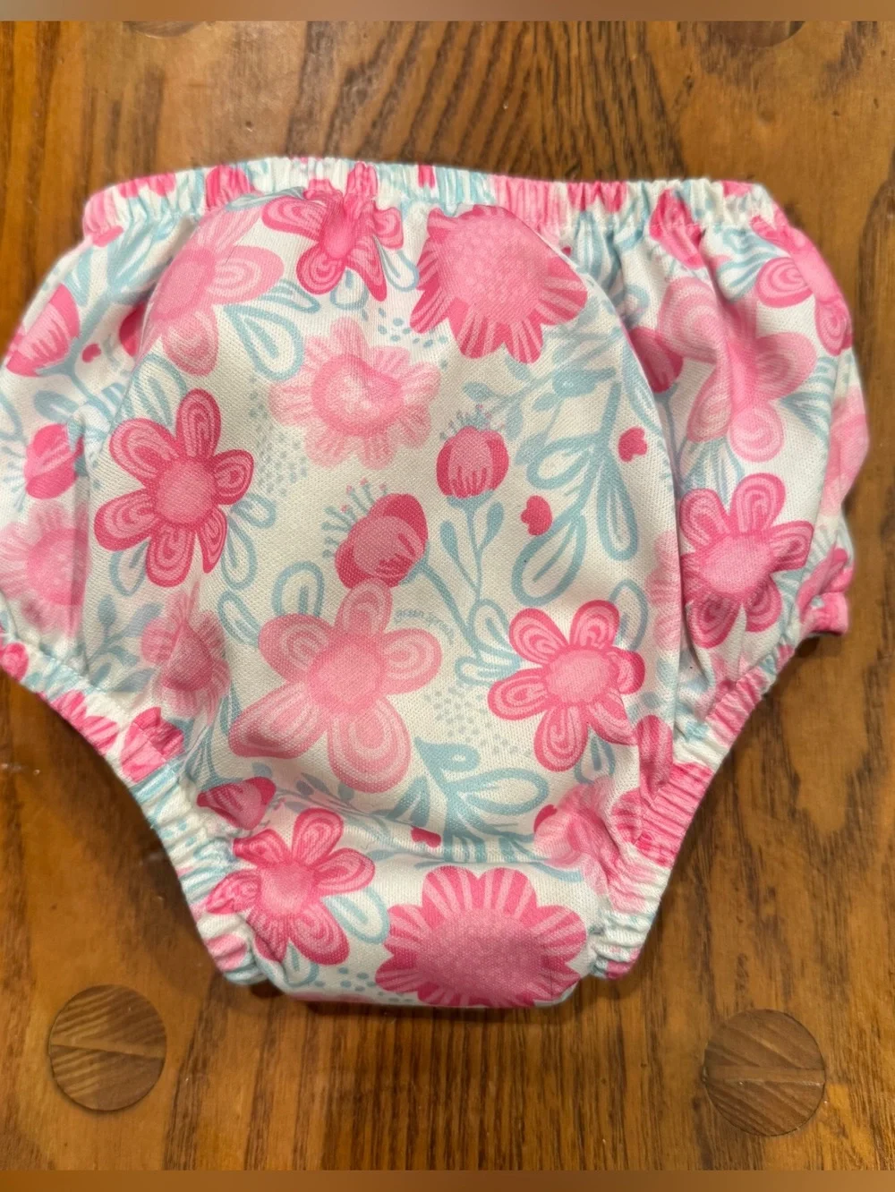 Pink Floral Reusable Swim Diaper Baby Toddler Girl Kids 12 Mo by Green Sprouts